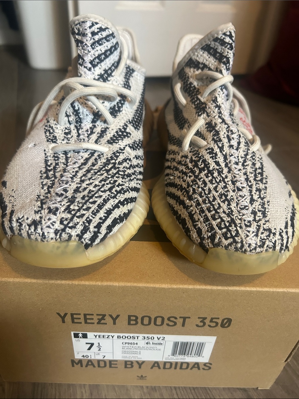 Adidas Yeezy Boost 350 V2 Kids Black & White Sneakers